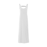 「Cotton Stretch」Lysa Buckle Maxi Dress