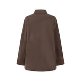 Nali Button-Up Suede Jacket