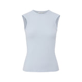 「Cotton Stretch」Omra Crew Neck Tank Top
