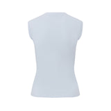 「Cotton Stretch」Omra Crew Neck Tank Top