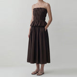 Vera Gathered Cami Top & Midi Skirt