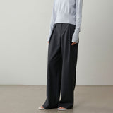 Tirra Pleated High-Waist Trousers