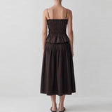 Vera Gathered Cami Top & Midi Skirt
