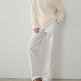 Seren Double Layered Knit and Cotton Tee Set