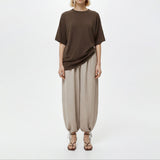 Anouk Drape Asymmetric Tee & Anouk Balloon Hem Pants