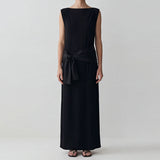 Aeris Silk-Tie Dress