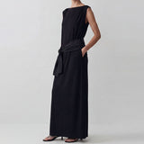 Aeris Silk-Tie Dress