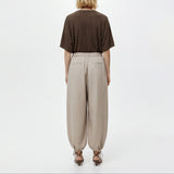 Anouk Drape Asymmetric Tee & Anouk Balloon Hem Pants