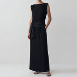 Aeris Silk-Tie Dress