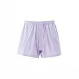 Lilac Oversized Cotton Shirt and Short Co-Ord Set