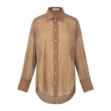 Caramel Oversized Shirt Layer