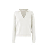 Silk And Cotton Polo Sweater