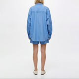 Elira Embroidered Shirt and Shorts Set