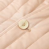 Orange Quilted Padded Jacket
