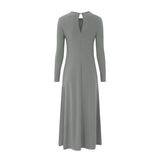 Moss Stretch Maxi Long Sleeve Dress