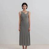 Moss Cropped Stretch-Jersey Dress