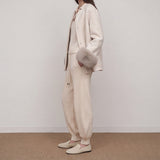 Rena Oversized Coat With Fox- Fur- Trimmed Cuffs
