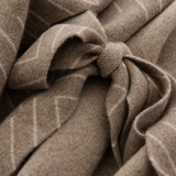 Jacquard Wool Belted Cape