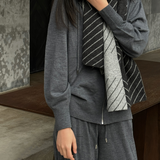 Black Wool Scarf