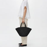 Ciel Scarf Layered Top &  Isle Luster Cotton Drawstring  Trousers