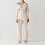 Riss Asymmetric Shirt & Volume Pants