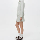 Colette Embroidered Bow Blouse & Vinn Tailored Skort