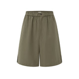 Lioren Knit Collar Linen jacket & Leni Linen Elasticated Shorts