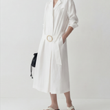Noemi Trench Linen Shirt Dress