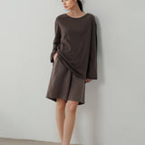 Vetra Suede Trim Top