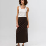 「COTTON STRETCH」Noema Buckle Cotton Tank Tank Top