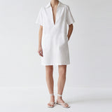 Arden V-Neck Shirt Dress