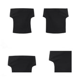 Caro Off- Shoulder Top & Sheer Panel Pants