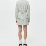 Colette Embroidered Bow Blouse & Vinn Tailored Skort