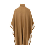 Scarf Collar Wool Cape