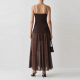 Fiora sheer Layered Dress