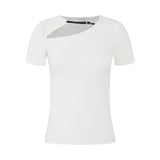 Gathered Stretch Jersey T-shirt