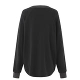 「COTTON STRETCH」Caelum Long Sleeved Crewneck Top