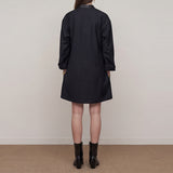 Lavi Leather-Trim Dress