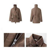 Orin Suede Trim Utility Jacket