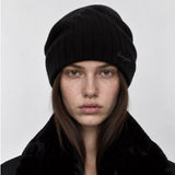 Runa Slouchy Cashmere Knit Beanie