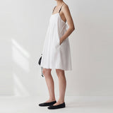 Sela Smocked Spaghetti Strap Dress