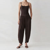 Tovin Bukled Strap Tank & Draped Pants