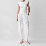 Elio Sculpt Tee & Tovin Draped Pants